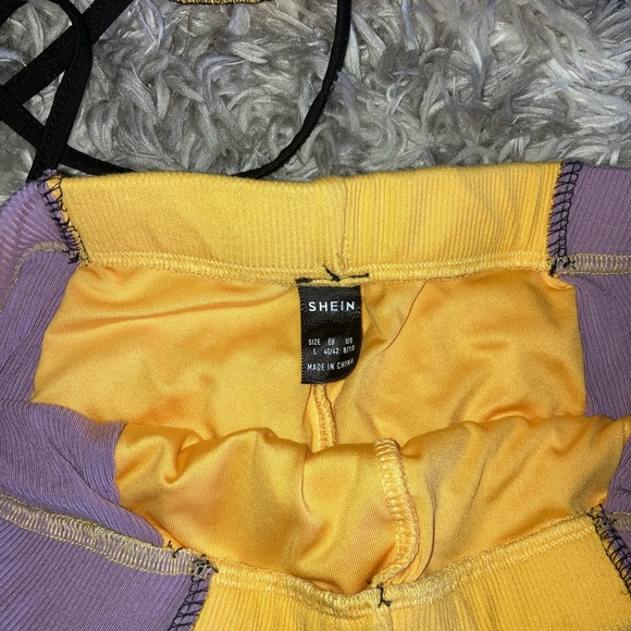 Purple/Yellow Short set - Picture 2 of 2